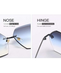 Square Polarized Sunglasses Protection Personality Decoration - CK18R8R4RHH $13.71