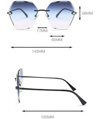 Square Polarized Sunglasses Protection Personality Decoration - CK18R8R4RHH $13.71
