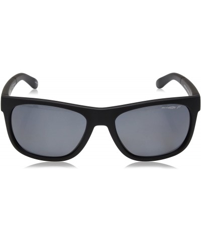 Square Men's An4143 Fire Drill Square Sunglasses Rectangular - Black / Grey - CO118BNSRLT $46.10