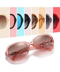 Square Sunglasses Polarized Vintage Glasses Oversized - CE197T9E4MX $41.19