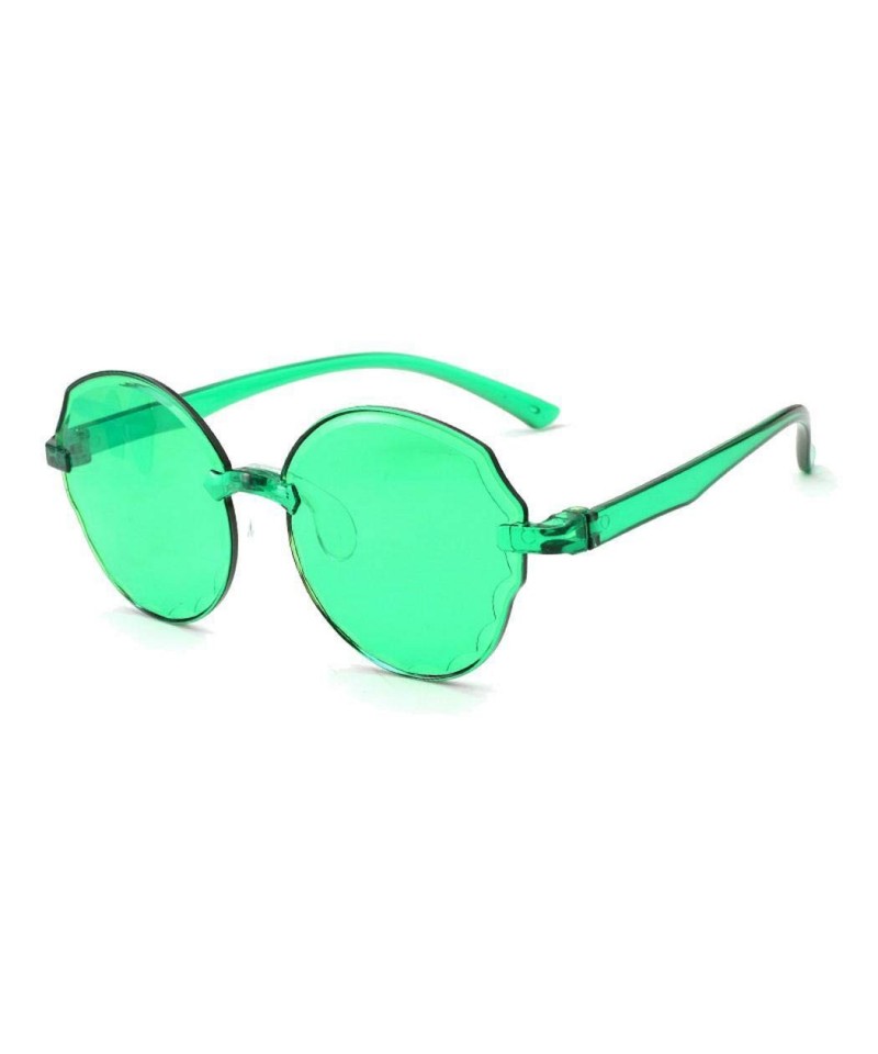 Rimless New Sunglasses Transparent Gradient Sunglasses Multicolor Party Favors Big Rimless Sunglasses INS HOT - Type 4 - CY19...