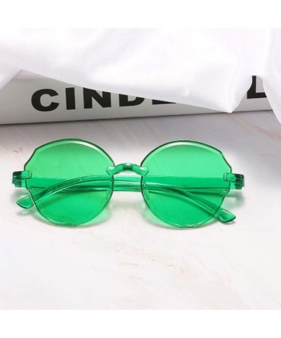 Rimless New Sunglasses Transparent Gradient Sunglasses Multicolor Party Favors Big Rimless Sunglasses INS HOT - Type 4 - CY19...