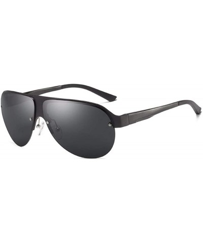 Aviator Aluminum Magnesium Sunglasses Large Frame Sports Glasses Outdoor Polarizer for Men - A - CB18QS00ZEC $72.99