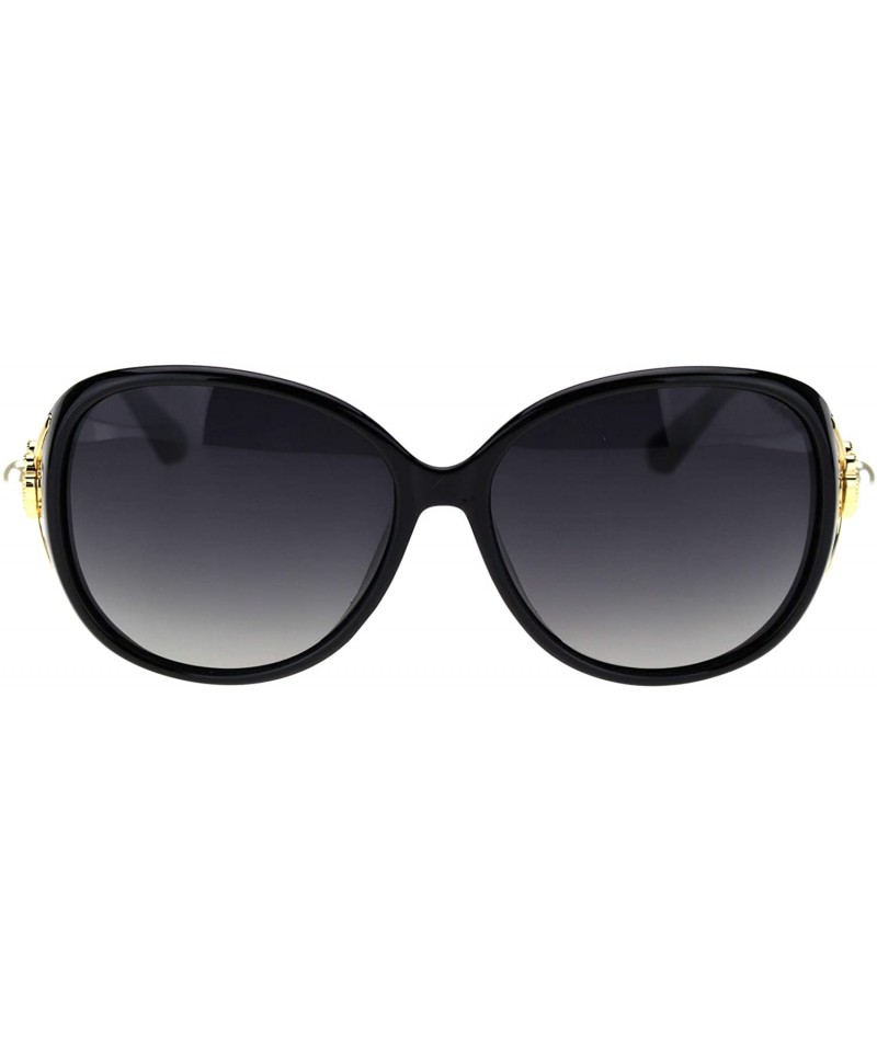 Polarized Lens Womens Pearl Jewel Gem Brooch Hinge Butterfly Sunglasses ...