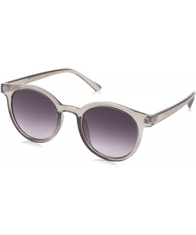 Round Low Key Round Sunglasses - Grey - CA18NG5X6R7 $14.54