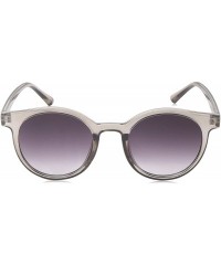 Round Low Key Round Sunglasses - Grey - CA18NG5X6R7 $14.54