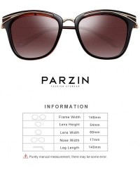 Sport Retro Cat Eye Polarized Sunglasses Oversized for Men and Women Color Mirror Lens Shades PZ9830 - Brown - CK194EH7366 $3...