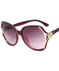 Square New Fashion Oversized erfly Sunglasses Women UV400 Er 2020 Sun Glasses 5156 - Red - CP199CMXERC $29.41