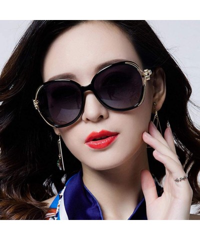 Square New Fashion Oversized erfly Sunglasses Women UV400 Er 2020 Sun Glasses 5156 - Red - CP199CMXERC $29.41