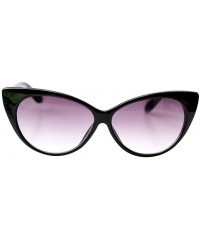 Cat Eye 3-Pair Value Pack Fashion Designer Cat Eye Reading Glasses for Womens - 2 Pairs / Black Gray + Leopard Tea - CD18X32T...