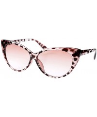 Cat Eye 3-Pair Value Pack Fashion Designer Cat Eye Reading Glasses for Womens - 2 Pairs / Black Gray + Leopard Tea - CD18X32T...