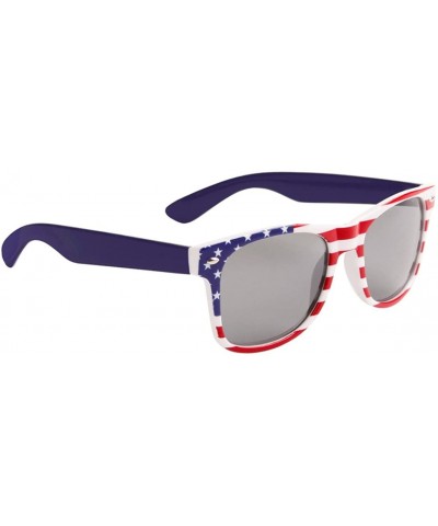Wayfarer Sunglasses Red White & Blue America (Fancies By Sojayo America Collection) - CA18DO0DXEX $7.66