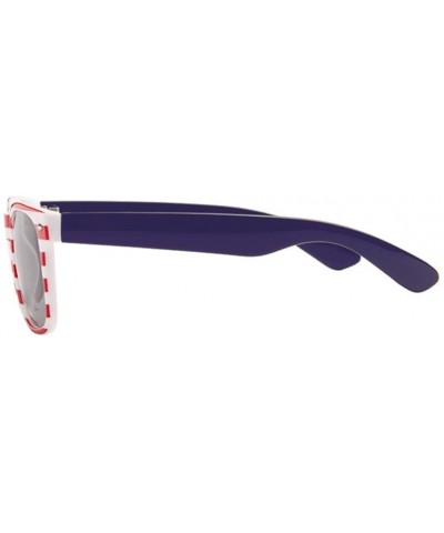 Wayfarer Sunglasses Red White & Blue America (Fancies By Sojayo America Collection) - CA18DO0DXEX $7.66