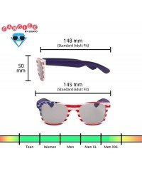 Wayfarer Sunglasses Red White & Blue America (Fancies By Sojayo America Collection) - CA18DO0DXEX $7.66