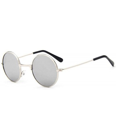 Goggle Metal Black Round Kids Sunglasses Little Girl/boy Child Glasses Goggles Oculos UV400 Small Face Suit 2~6 Age - C519859...