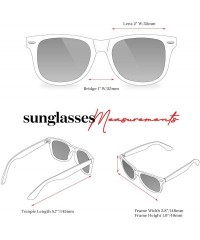 Wayfarer Polka Dot Retro Fashion Sunglasses - 100% UV400 - Tangerine - CI195HD4UKL $9.07