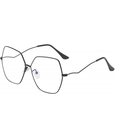 Cat Eye Sunglasses for Women Cat Eye Mirrored Flat Lenses Metal Frame Sunglasses - Yellow - CE18TH6NUGA $16.27