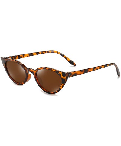 Shield Vintage Cat Eye Sunglasses for Women Retro Style Cateye Sun Glasses UV400 Protection Womens Trendy Eyeglasses - C2197H...