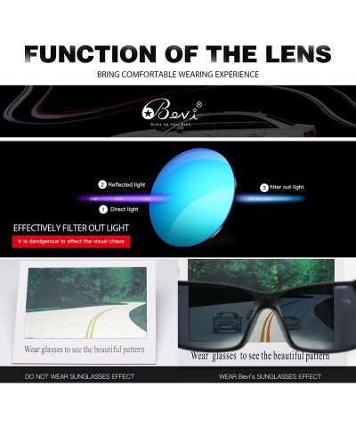 Rectangular Sports Sunglasses Polarized Lens/TR 90 Frame with Spring Hinges Glasses For Men Women Cycling Running Baseball - ...