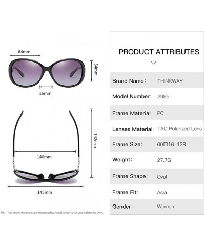 Sport Ladies Polarized Sun- Plastic Full Frame Driving - C4 - CC197CTZGEL $63.55