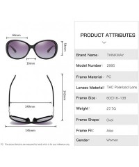 Sport Ladies Polarized Sun- Plastic Full Frame Driving - C4 - CC197CTZGEL $63.55