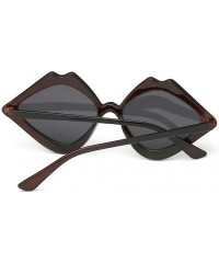 Goggle Women's Fashion Jelly Sunshade Sunglasses Integrated Candy Color Glasses Classic Oversized Sunglasses - Black - CJ18OU...