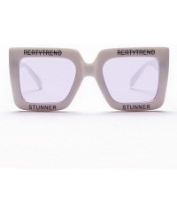Goggle Sunglasses - Women Fashion Retro Classic Clout Goggles Eyewear UV 400 - Purple - CO18D5K2UDL $13.90