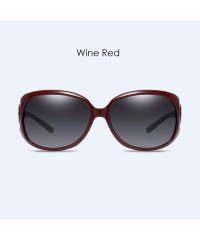 Oversized Classic Polarized Sunglasses for Women Antiglare Ultraviolet Driving - E - CH18Q9E4HYM $26.66