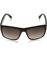Shield Men's 5023SP Vintage Rectangular Sunglasses with 100% UV Protection- 65 mm - Black - CI18N8M5QQU $20.94