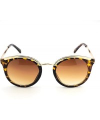 Round Sunglasses - Woman mod. LADY MARMALADE - Limited Edition PURE VINTAGE fashion round GLAMOUR - Havana - C117AZ4YTNK $61.48