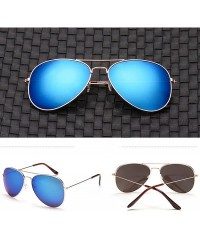 Wayfarer Classic Polarized Aviator Sunglasses for Men and Women Metal Frame UV400 Lens Sun Glasses - L - C91908LYIMN $18.28