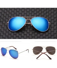 Wayfarer Classic Polarized Aviator Sunglasses for Men and Women Metal Frame UV400 Lens Sun Glasses - L - C91908LYIMN $8.42