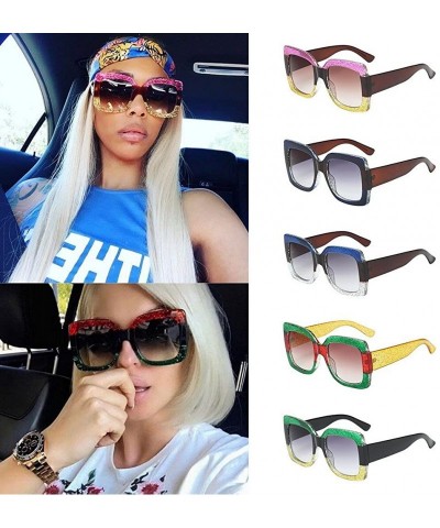 Cat Eye Women Vintage Sunglasses Cat Eye Retro Eyewear Fashion Ladies Equipment - E - C318S2UW4IA $6.69