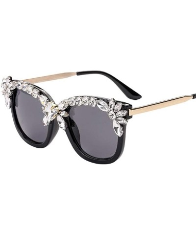 Oversized 2020 Fashion Design Women Sunglasses Oversized Crystal Luxury Sun Glasses Men Luxury Rhinestone Sunglasses UV400 - ...