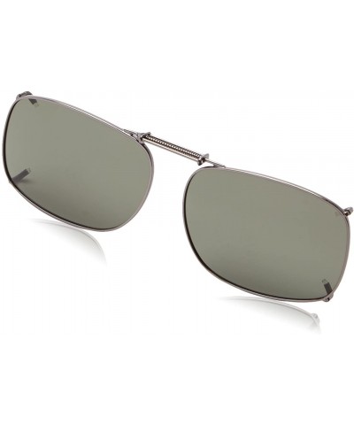 Rectangular Haven-1 Rec Rectangular Sunglasses - Grey/Silver - CD11KCBXHIV $42.68
