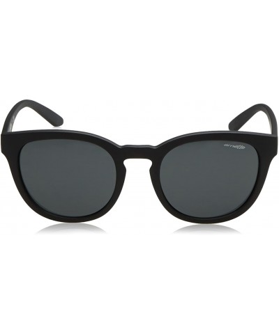 Sport Men's An4230 Cut Back Round Sunglasses - Matte Black/Grey - CM183RMCA72 $71.56