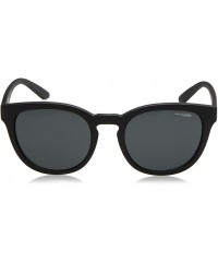 Sport Men's An4230 Cut Back Round Sunglasses - Matte Black/Grey - CM183RMCA72 $71.56