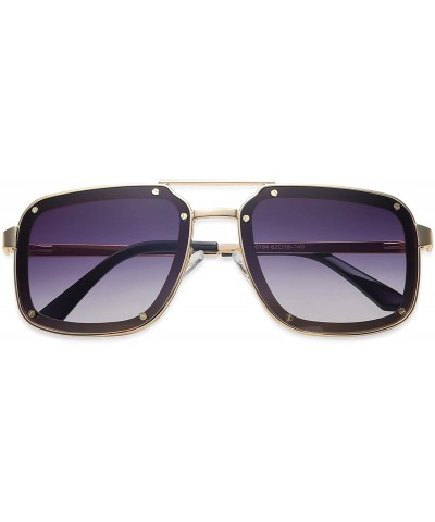 Aviator Square Aviator Sunglasses Sunglasses for Men Square Shades UV400 VL9523B ACTION - C2198CMQ35K $14.96