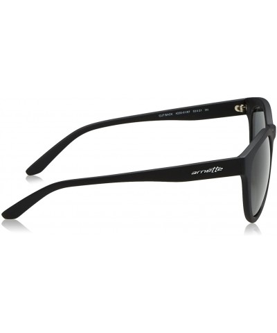 Sport Men's An4230 Cut Back Round Sunglasses - Matte Black/Grey - CM183RMCA72 $71.56
