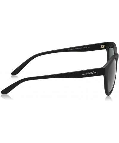 Sport Men's An4230 Cut Back Round Sunglasses - Matte Black/Grey - CM183RMCA72 $29.98