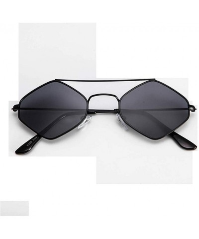 Cat Eye Unisex Retro Narrow Cat Eye Sunglasses for Women Men Clout Goggles Plastic Frame Glasses - Black - CV18SCYUK0X $8.95