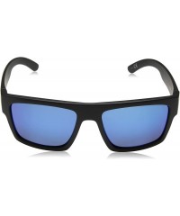 Wayfarer Polarized Optics Flatline - Matte Black / Polarized Blue Mirror - C818NRXIYSI $34.65