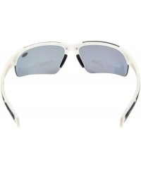 Sport Bifocal Sunglasses with Wrap-Around Sport Design Half Frame for Men and Women - White - C518C3L8KKU $18.96
