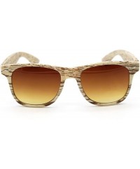Wayfarer Faux Wood"Wanderer" Land & Seafaring Shades with Soul - Frosted Magnolia Driftwood - CP18LIXCQI5 $9.97