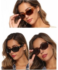 Wrap Classic Oversized Polarized Sunglasses Women Wrap Square Shades B2504 - Leopard - C318YOZERZK $11.85