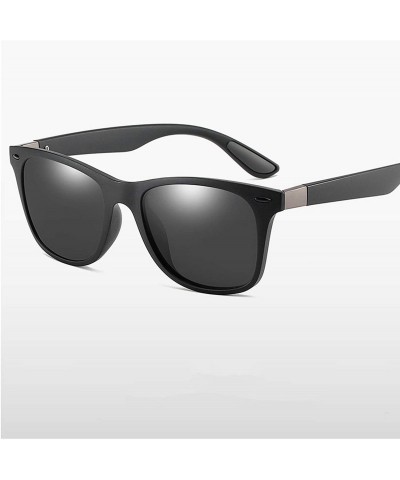 Square Vintage Classic Polarized Sunglasses Men Women Driving Square Frame Sun Glasses Goggle UV400 Gafas De Sol - C2 - CV197...