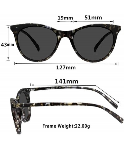 Round Polarized Vintage Round Sunglasses for Women/Men Classic Retro Designer Style - Tortoise - C012NTDW58V $27.70