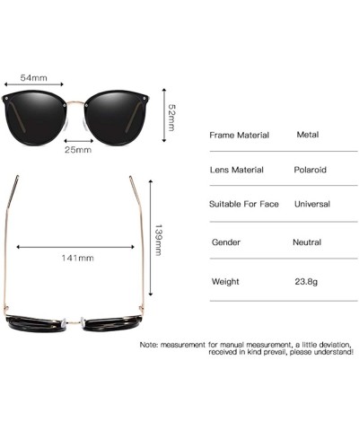 Wrap HD Vintage Classic Polarized Sunglasses for Men Women Around Rectangular Designer Style UV400 Protection - F - C6197AZ8C...