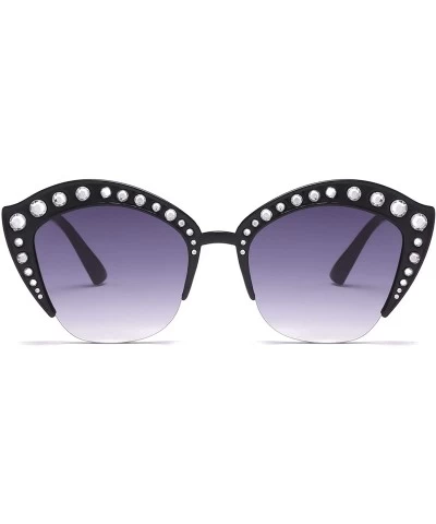 Wrap Retro Fashion Sunglasses Non-Polarized Personality Anti-UV Eyewear Casual Sunglasses - Gray - C718A7GL647 $11.44
