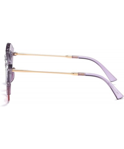 Wrap Retro Fashion Sunglasses Non-Polarized Personality Anti-UV Eyewear Casual Sunglasses - Gray - C718A7GL647 $11.44